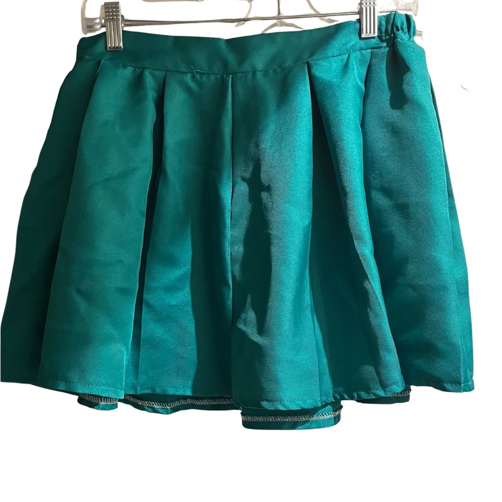 Teal Mini Skirt